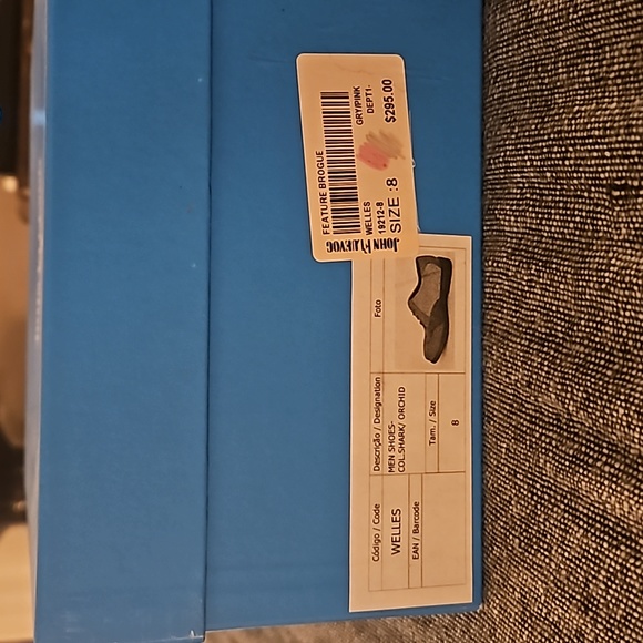 Vintage John Fluevog Grey/Pink Wingtip Men's 8 Women's 10 - Picture 9 of 10